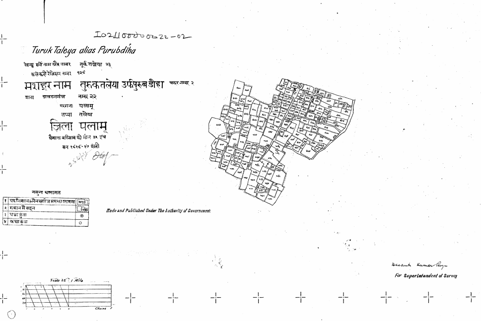Turuk Taleya Village Map Sheet 2